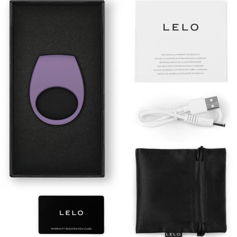LELO - ANEL VIBRADOR PRETO TOR 3