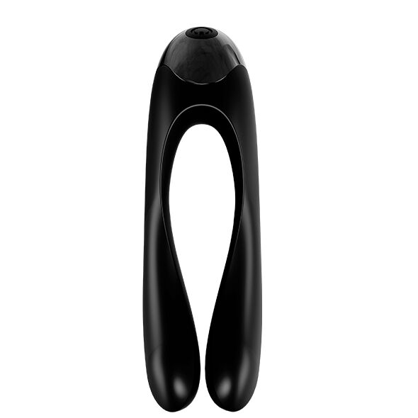 SATISFYER - VIBRADOR DE DEDO CANDY CANE LARANJA