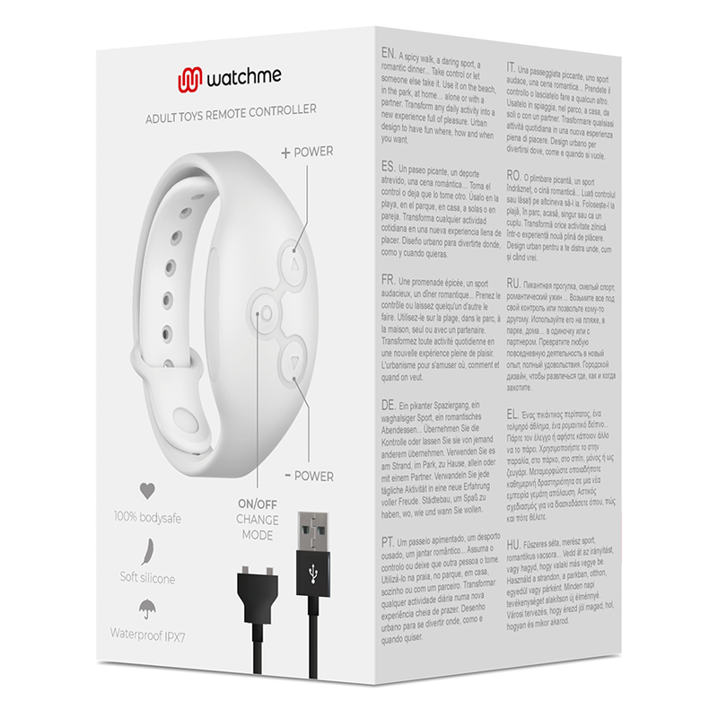 WATCHME - RELÓGIO COM TECNOLOGIA SEM FIO BRANCO