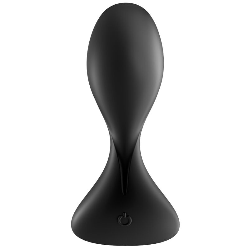 SATISFYER - APLICATIVO DE PLUGUE VIBRATÓRIO TRENDSETTER PRETO