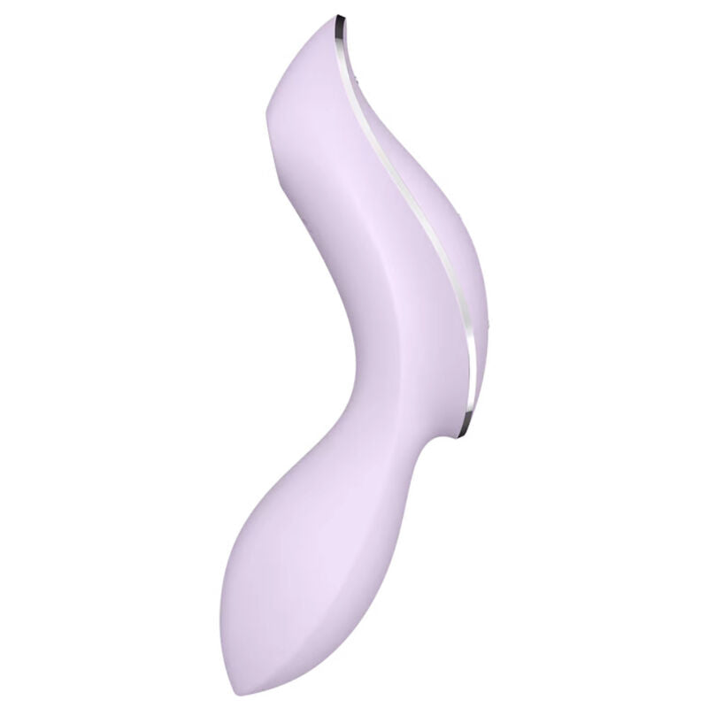 SATISFYER - VIBRADOR DE PULSO DE AR CURVY TRINITY 2 PRETO