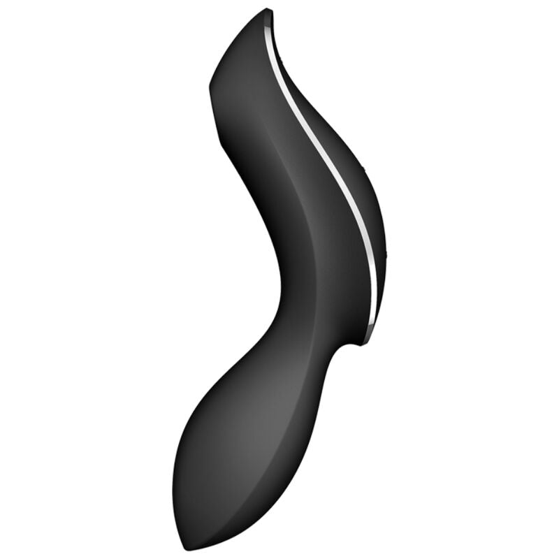 SATISFYER - VIBRADOR DE PULSO DE AR CURVY TRINITY 2 PRETO