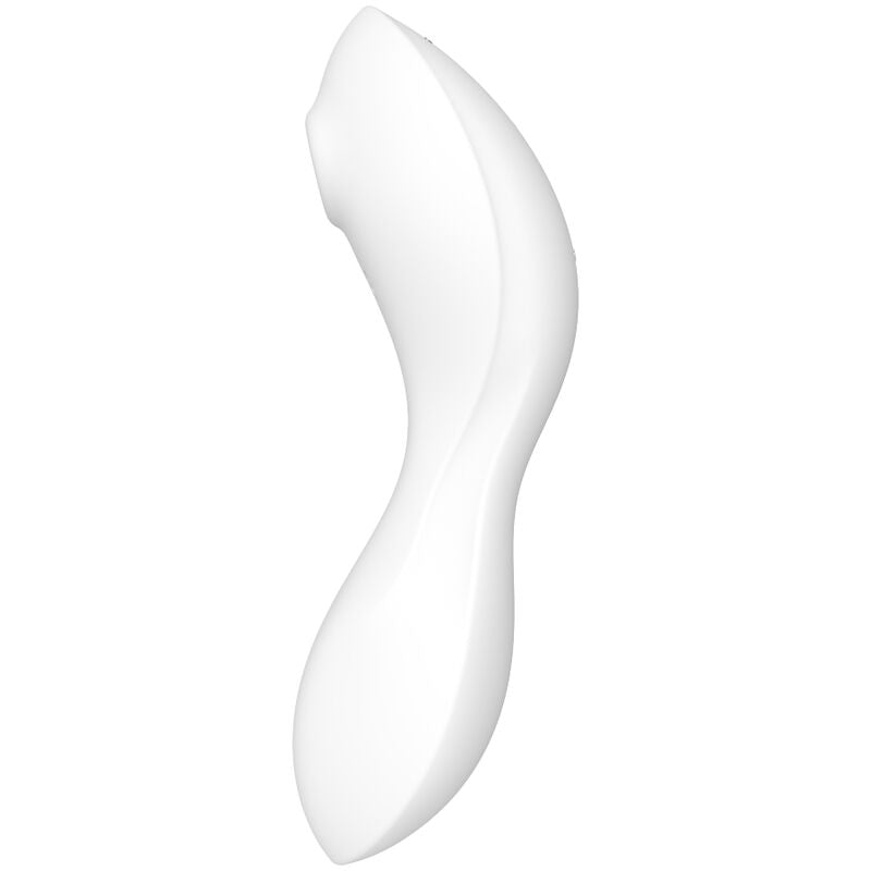 SATISFYER - CURVY TRINITY 5 ESTIMULADOR DE PULSO DE AR E APLICATIVO VIBRADOR BRANCO