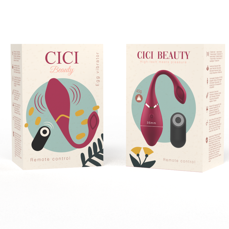 CICI BEAUTY - CONTROLE REMOTO PREMIUM SILICONE EGG VIBRADOR