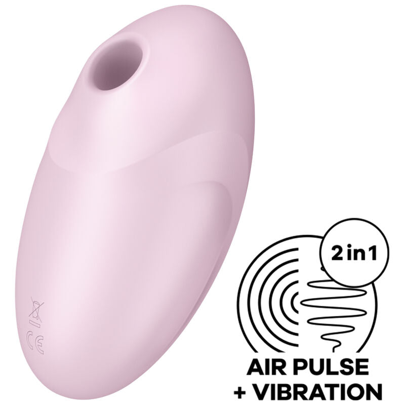 SATISFYER - ESTIMULADOR E VIBRADOR DE PULSO DE AR VULVA LOVER 3 PRETO