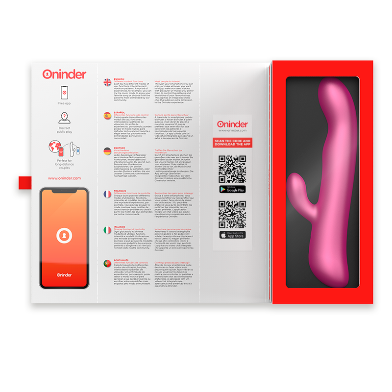 ONINDER - OSLO VIBRATION & ROTATION PINK - APLICATIVO GRATUITO