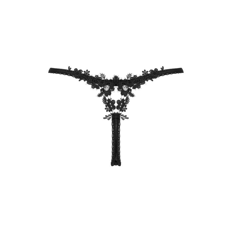 OBSESSIVE - TANGA CELIA NOIR M/L