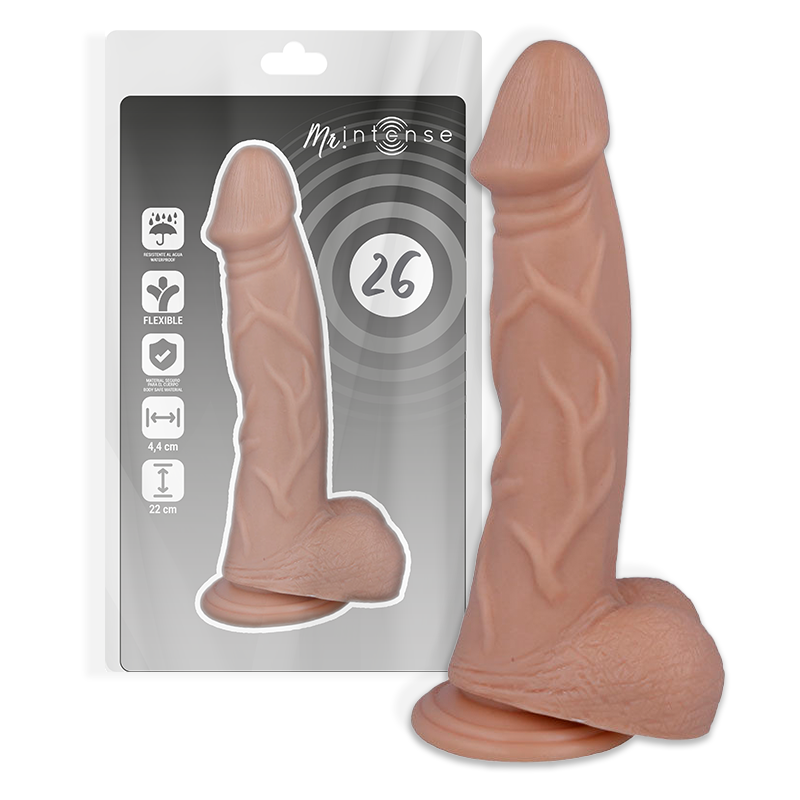 MR INTENSE - 26 REALISTIC PENIS 22 CM -O- 4.4 CM