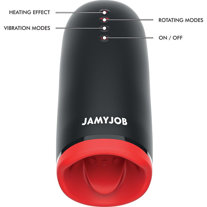 JAMYJOB - MASTURBADOR DE AQUECIMENTO E ROTAO SPIN-X