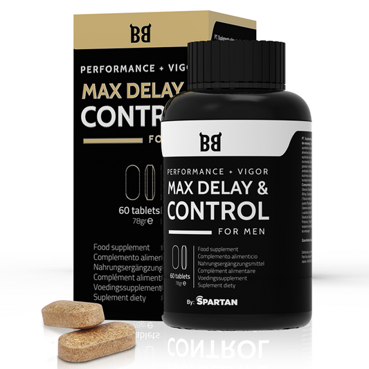 BLACK BULL - MAX DELAY & CONTROL MXIMO DESEMPENHO PARA HOMENS 60 CÁPSULAS