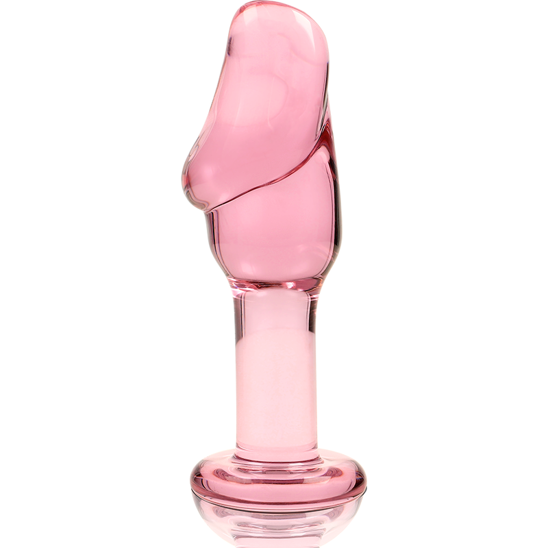 NEBULA SERIES BY IBIZA - MODELO 6 ANAL PLUG VIDRO BOROSILICADO TRANSPARENTE 12.5 CM -O- 4 CM