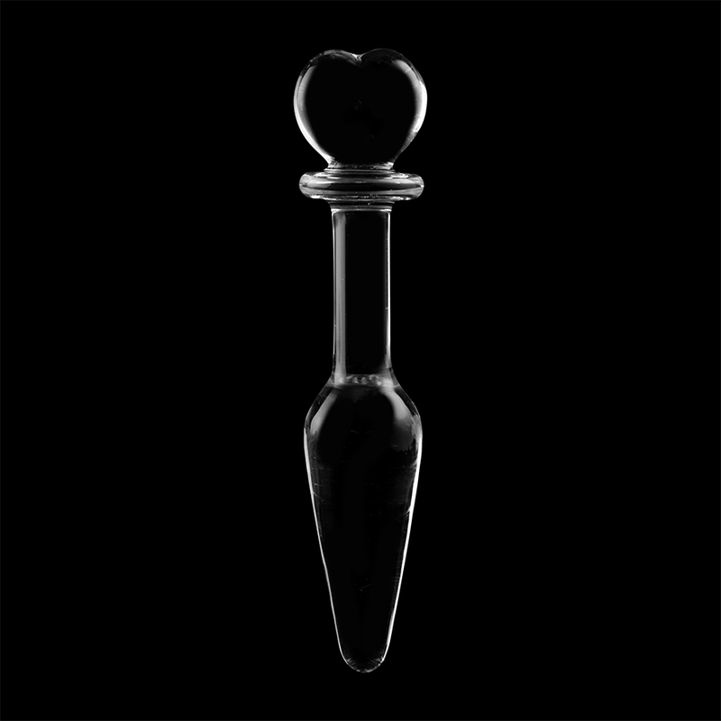 NEBULA SERIES BY IBIZA - MODELO 7 ANAL PLUG VIDRO BOROSILICADO TRANSPARENTE 13.5 CM -O- 3 CM