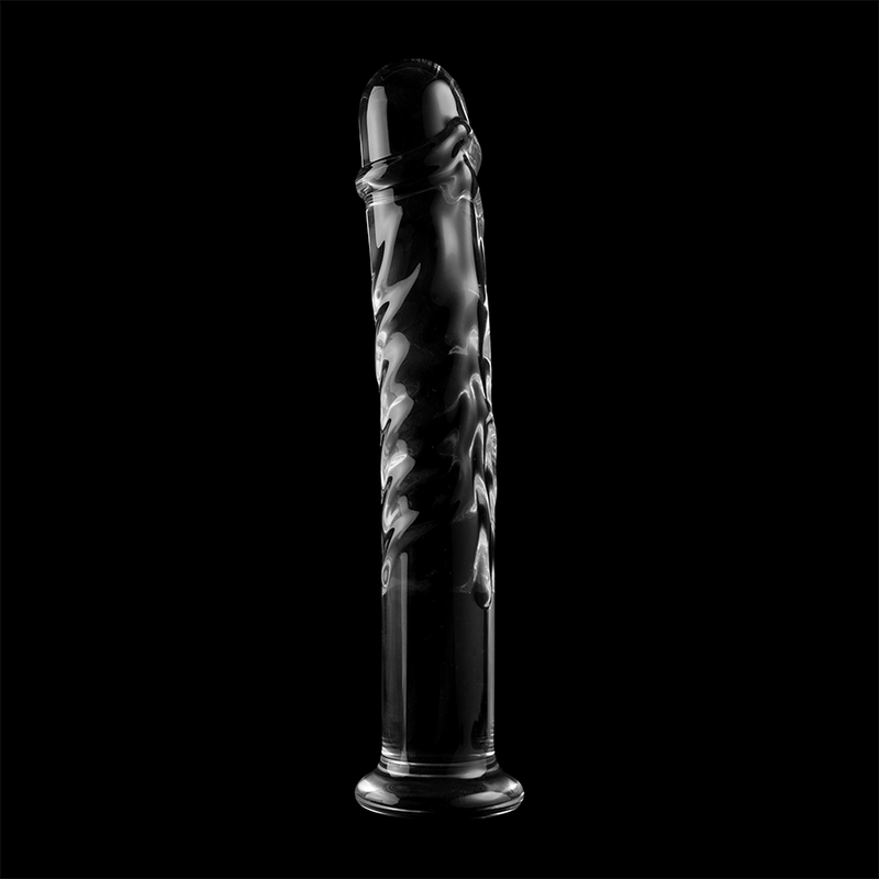 NEBULA SERIES BY IBIZA - MODELO 16 DILDO VIDRO BOROSILICADO TRANSPARENTE 18.5 CM -O- 3 CM