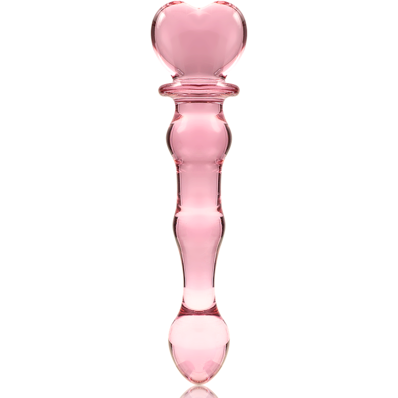 NEBULA SERIES BY IBIZA - MODELO 21 DILDO VIDRO BOROSILICADO TRANSPARENTE 20.5 CM -O- 3.5 CM