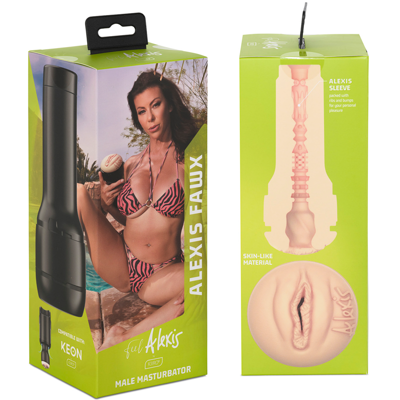 KIIROO - KEON + ALEXIS FAWX STROKER + LUBRIFICANTE DE QUALIDADE AQUA 50 ML