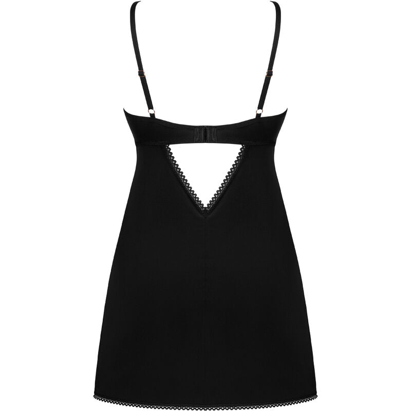 OBSESSIVE - ROSENTY CHEMISE & TANGA XL/XXL