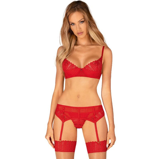 OBSESSIVE - CONJUNTO INGRIDIA TRÊS PEAS VERMELHO XL/XXL