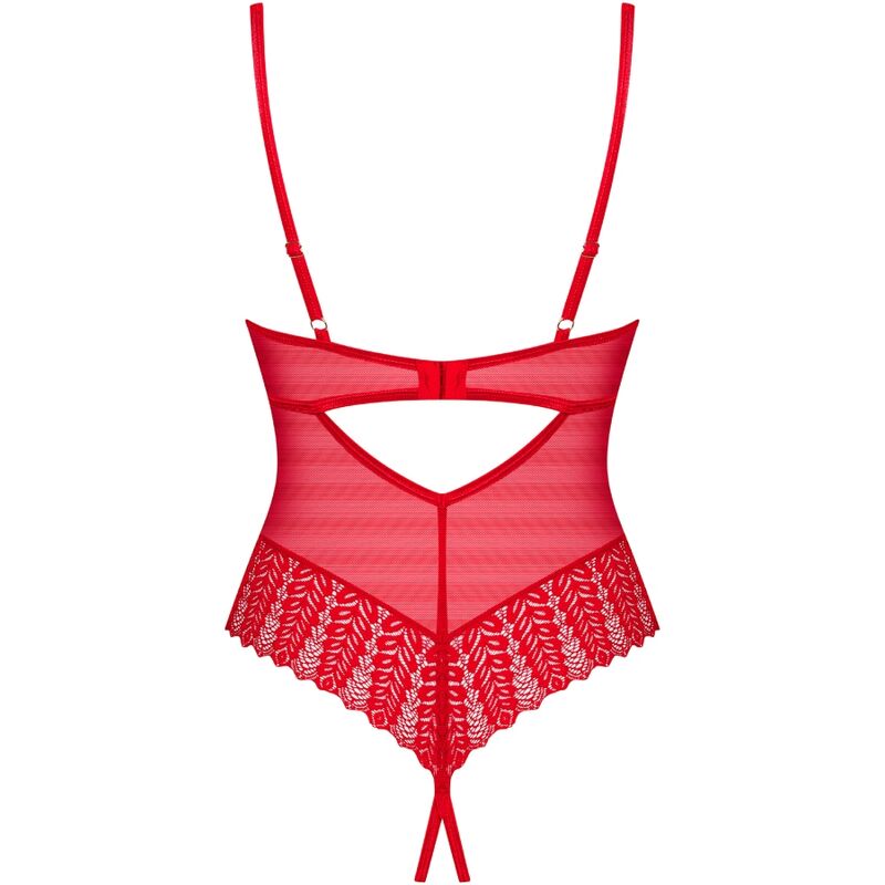 OBSESSIVE - INGRIDIA CROTCHLESS VERMELHO M/L