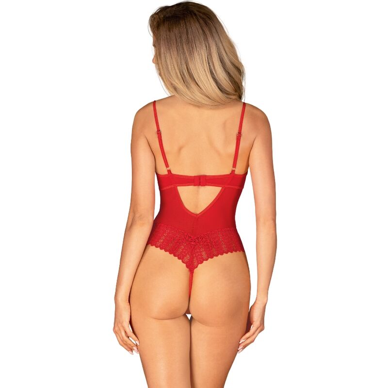 OBSESSIVE - INGRIDIA CROTCHLESS VERMELHO XL/XXL