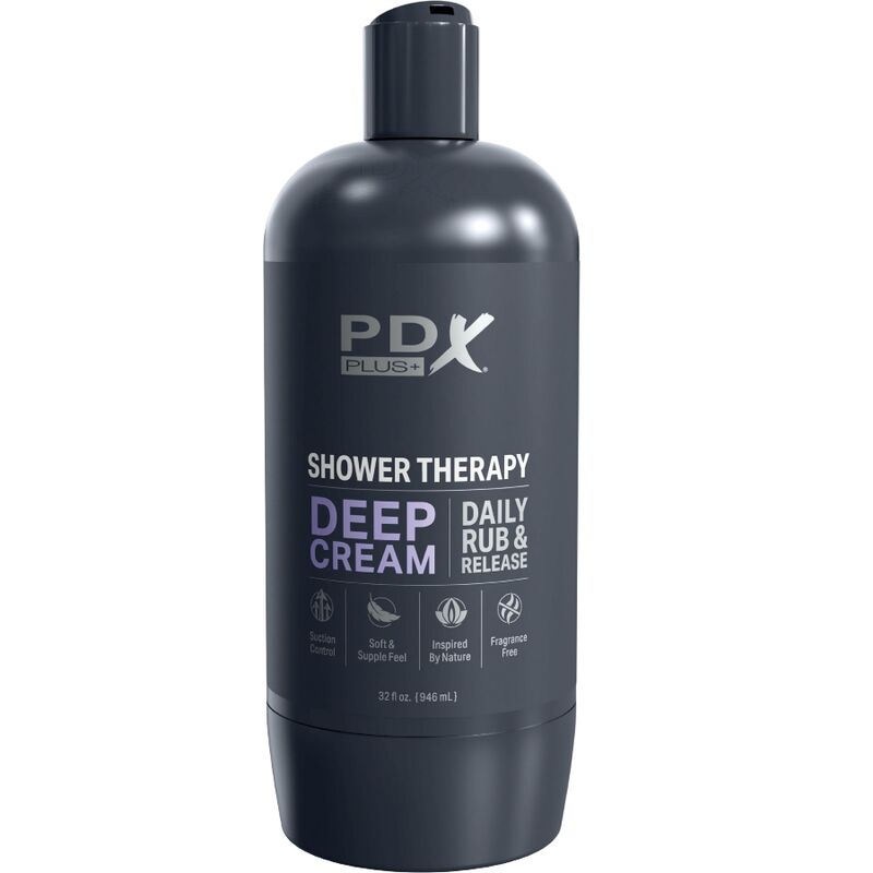 PDX PLUS - STROKER MASTURBATOR DISCREET DEEP CREAM SHAMPOO DESIGN DE GARRAFA