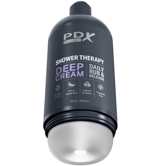 PDX PLUS - STROKER MASTURBATOR DISCREET DEEP CREAM SHAMPOO DESIGN DE GARRAFA