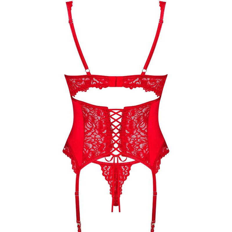 OBSESSIVE - CORSET AMOR CHERRIS & TANGA S/M