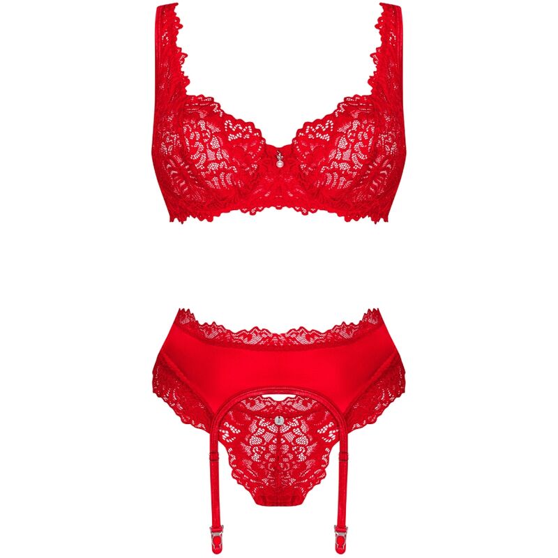 OBSESSIVE - CONJUNTO AMOR CHERRIS 3 PEÇAS L/XL