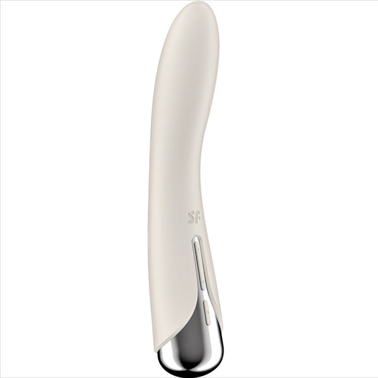 SATISFYER - VIBRADOR ROTADOR BEGE SPINNING VIBE 1 G-SPOT BEIGE