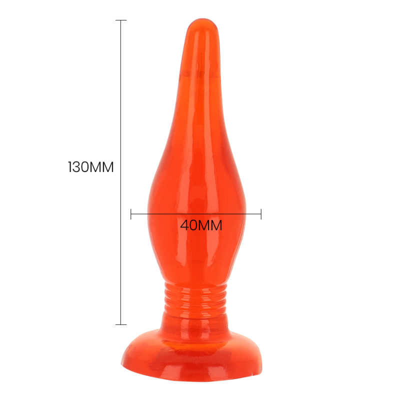 BAILE - PLUG ANAL SOFT TOUCH VERMELHO 14.2 CM