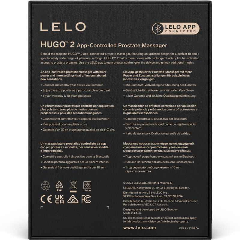 LELO - MASSAGADOR DE PRÓSTATA VERDE HUGO 2