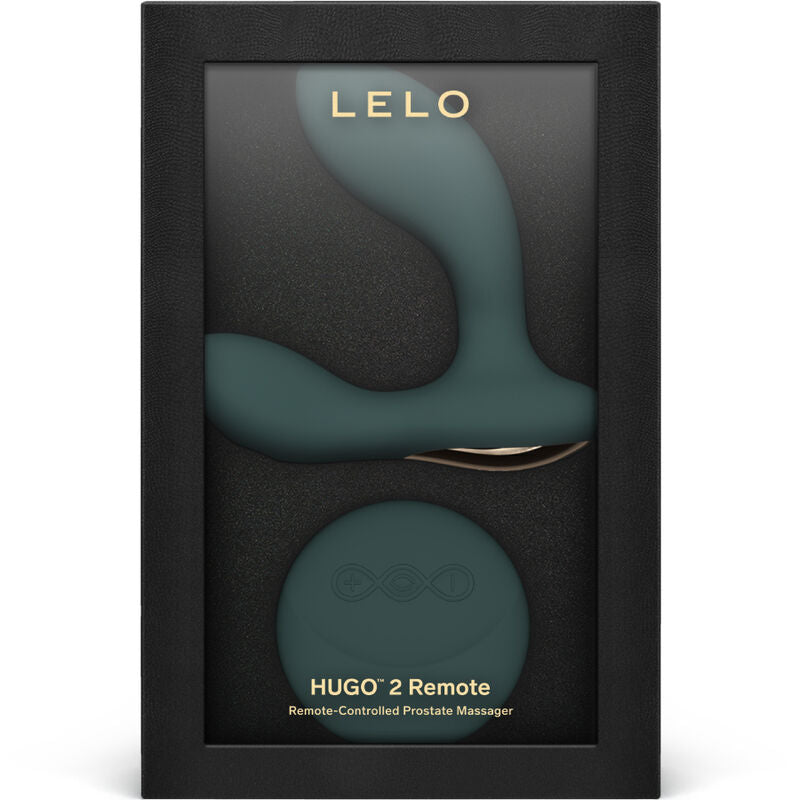 LELO - HUGO 2 VERDE MASSAGEADOR DE PRÓSTATA COM CONTROLE REMOTO