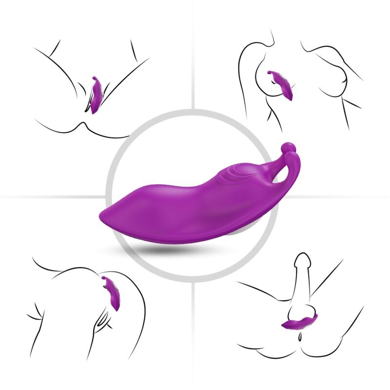 ARMONY - HONEYBEE WEARABLE CALÇAS VIBRADOR G-SPOT CONTROLE REMOTO ROXO