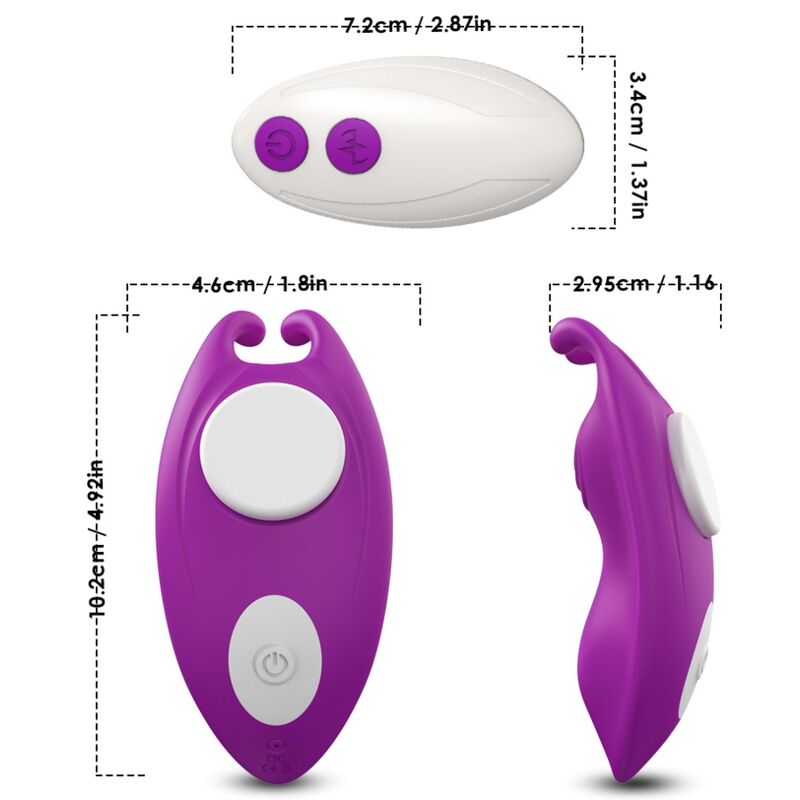 ARMONY - HONEYBEE WEARABLE CALÇAS VIBRADOR G-SPOT CONTROLE REMOTO ROXO