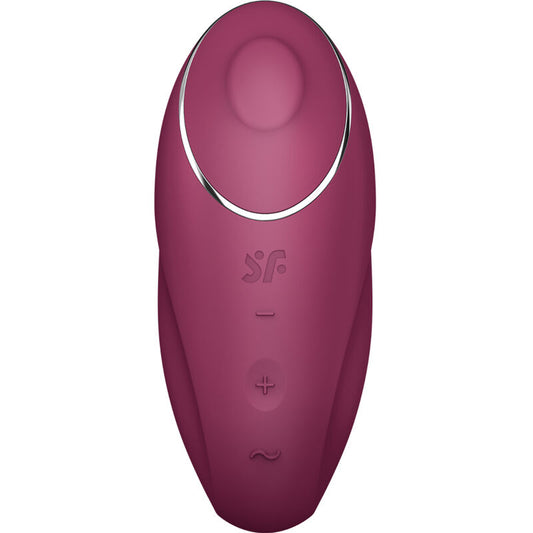 SATISFYER - TAP & CLIMAX 1 VIBRADOR LAY-ON VERMELHO