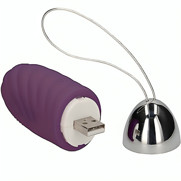 ARMONY - OVO VIBRATÓRIO GRANULAR JIUUY VIOLETA DE CONTROLE REMOTO