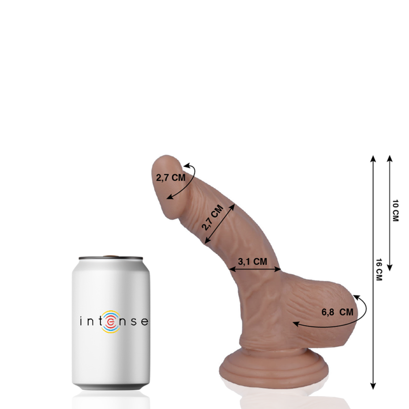 MR INTENSE - 2 REALISTIC PENIS 16 CM -O- 2.7 CM