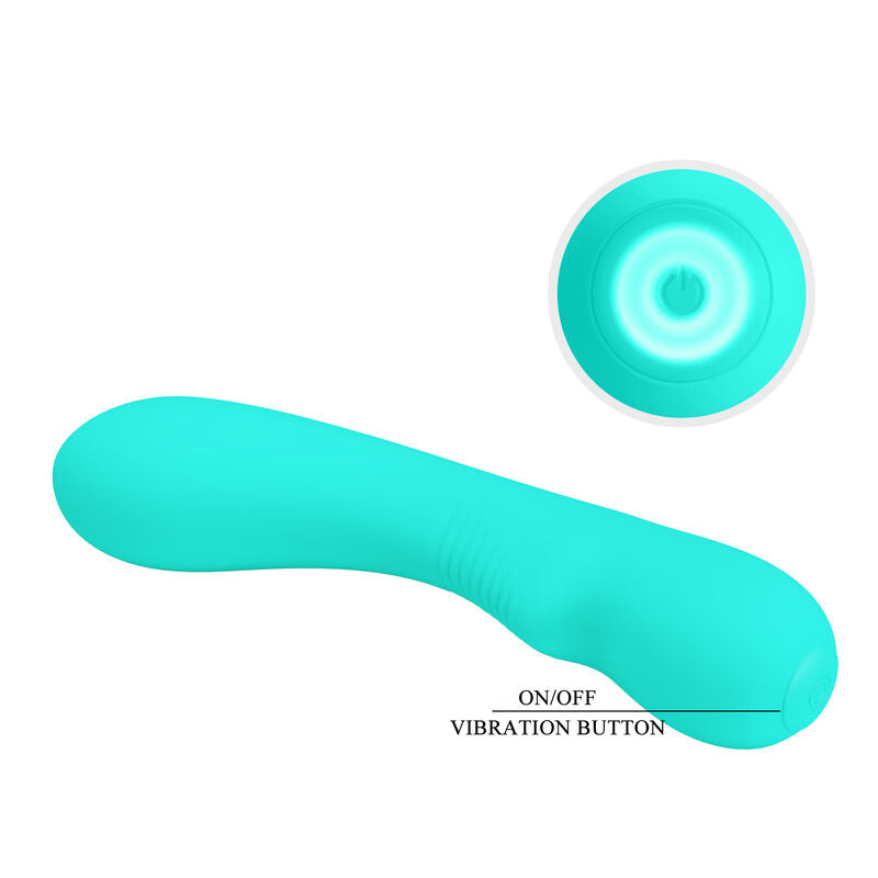 PRETTY LOVE - VIBRADOR RECARREGVEL PRESCOTT AQUA VERDE