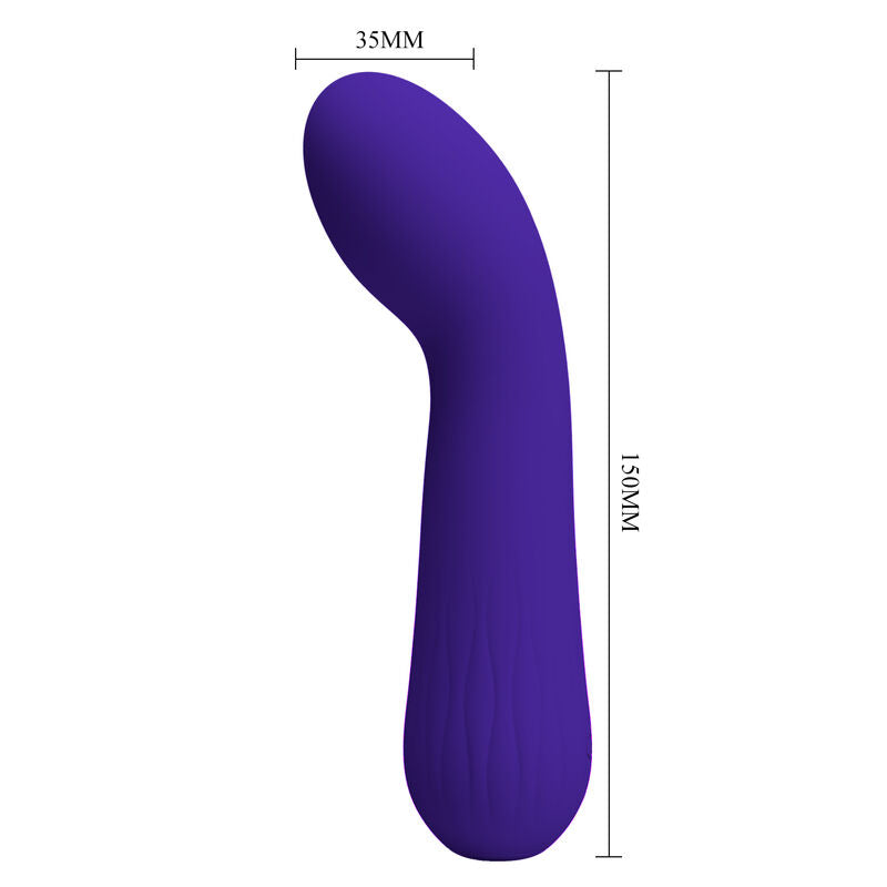 PRETTY LOVE - VIBRADOR RECARREGVEL FAUN ROXO