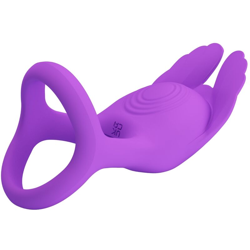 PRETTY LOVE - SILAS ANEL PARA PÊNIS VIBRANTE 7 VIBRAÕES SILICONE ROXO