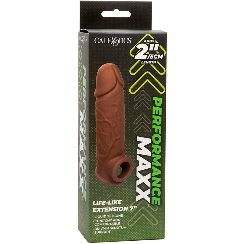 CALEXOTICS - PERFORMANCE MAXX LIFE-LIKE EXTENSION 7 PELE MARROM