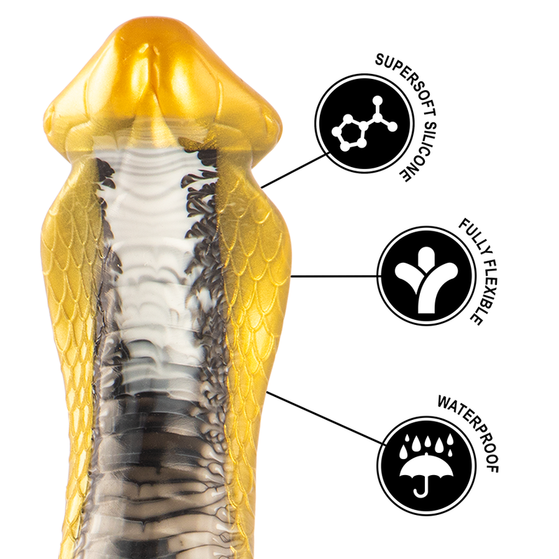 EPIC - DRAKON DILDO AMARELO COBRA