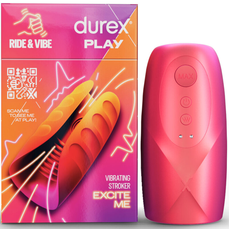 MASTURBADOR VIBRADOR DUREX -TOY RIDE & VIBE