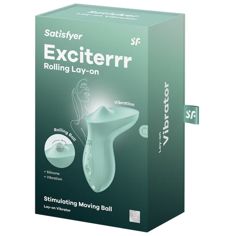 SATISFYER - EXCITERRR VIBRADOR LAY-ON CLITORIS MINT