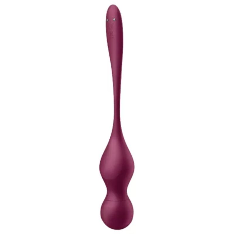 SATISFYER - LOVE BIRDS VARY BOLAS VIBRATÓRIAS APLICATIVO GRATUITO VINHO TINTO