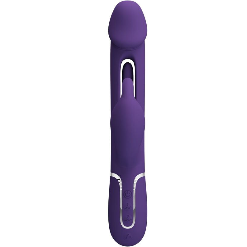 BONITO AMOR - KAMPAS COELHO VIBRADOR MULTIFUNÇÃO 3 EM 1 COM LÍNGUA VIOLETA