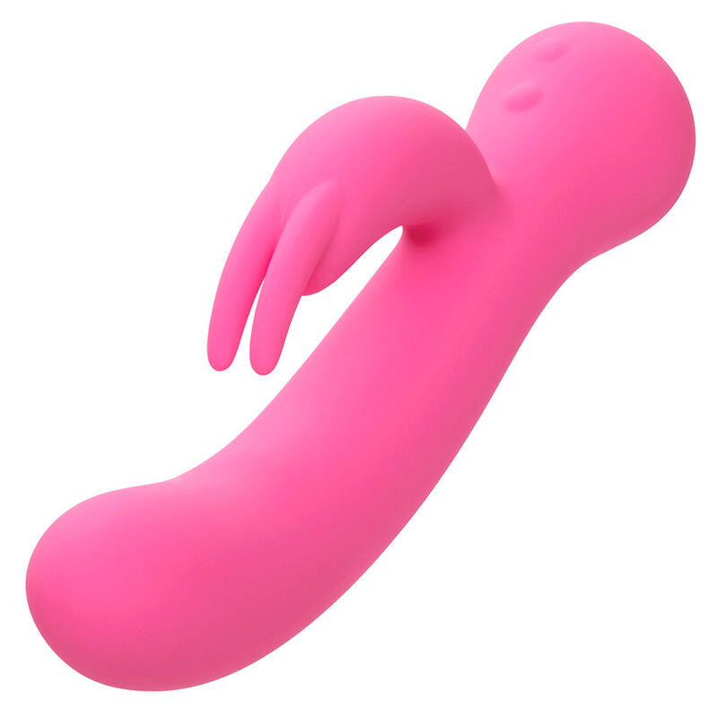 CALEXOTICS - FIRST TIME VIBRADOR COELHO RECARREGÁVEL ROSA