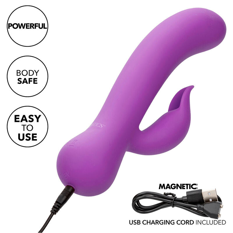 CALEXOTICS - FIRST TIME VIBRADOR PLEASER RECARREGÁVEL ROXO