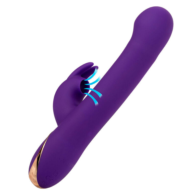 CALEXOTICS - JACK RABBIT VIBRADOR E ESTIMULADOR 7 VIBRAÇÕES E MODO DE SUCÇÕES AZUL