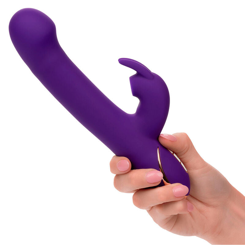 CALEXOTICS - JACK RABBIT VIBRADOR E ESTIMULADOR 7 VIBRAÇÕES E MODO DE SUCÇÕES AZUL