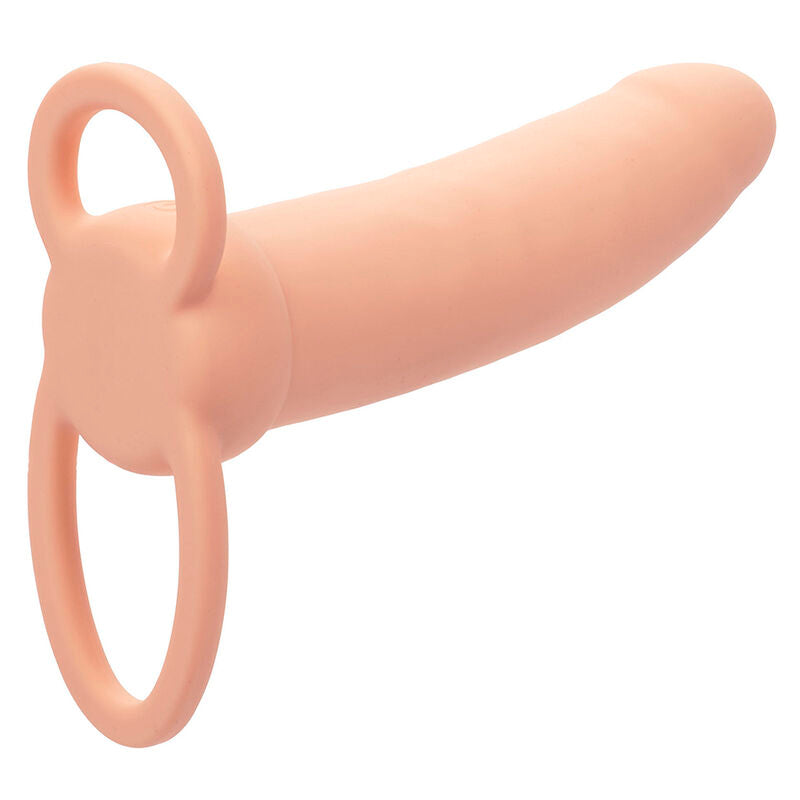 CALEXOTICS - MAXX THICK DUAL PENETRATOR 10 VIBRAÇÕES CARNE